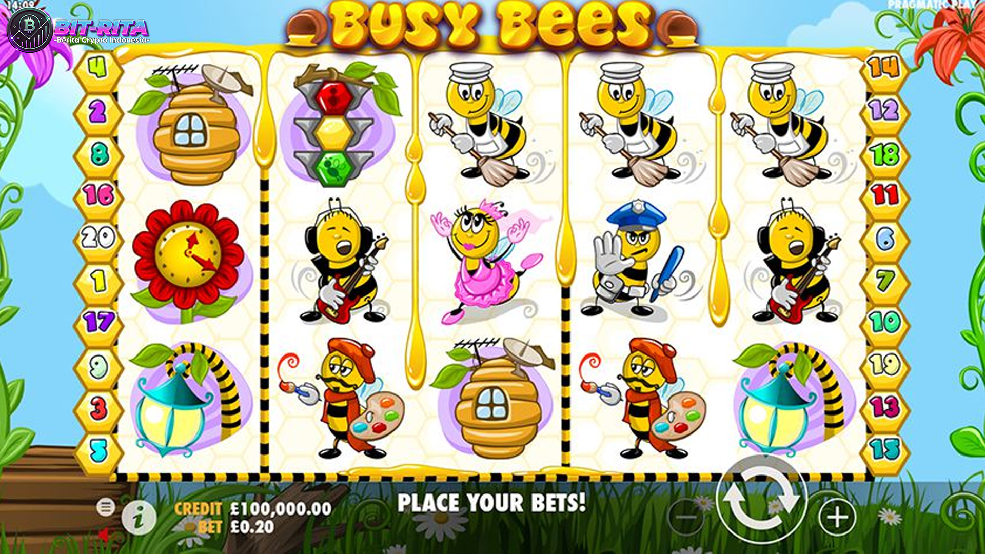 Dikejar Lebah Emas! Petualangan Seru di Slot Busy Bees