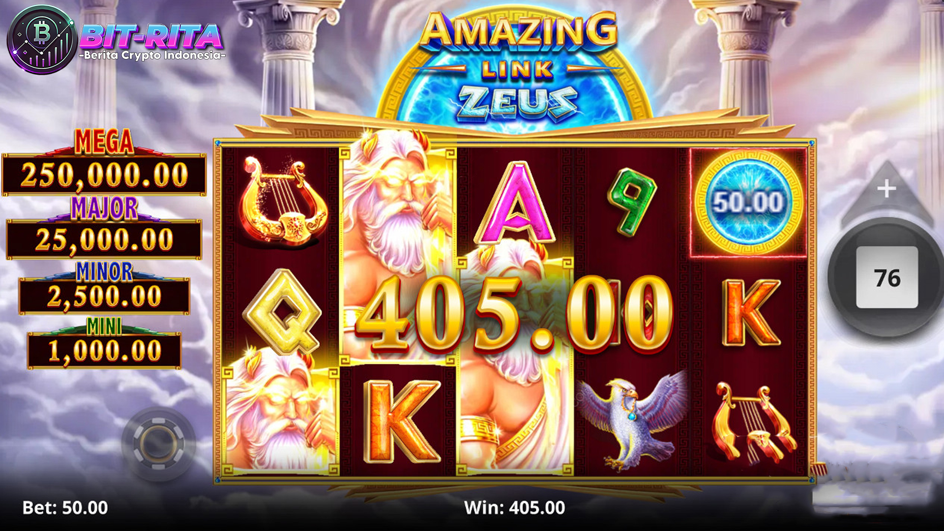 Slot Amazing Link Zeus: Surga Baru Bagi Para Pencari Jackpot