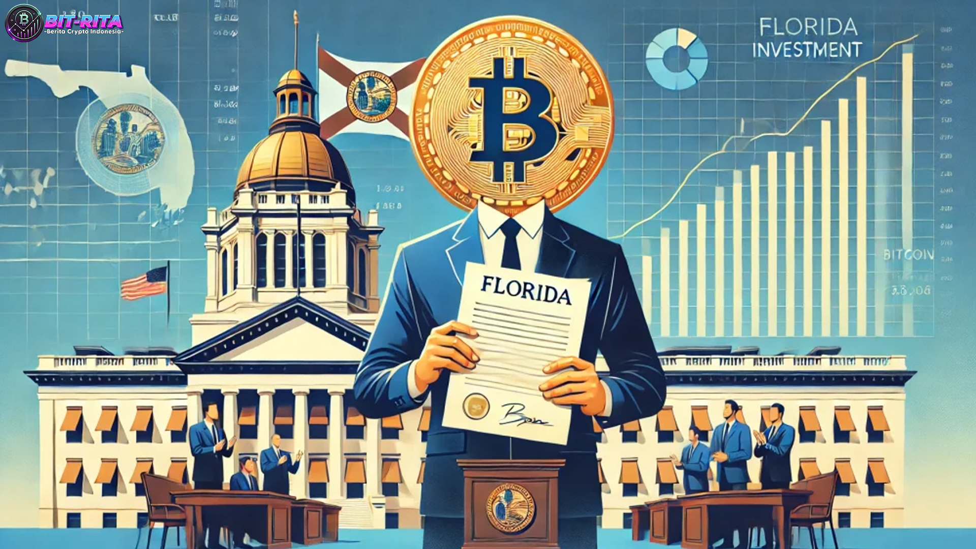 Florida Pertimbangkan Investasi 10% Dana Negara ke Bitcoin