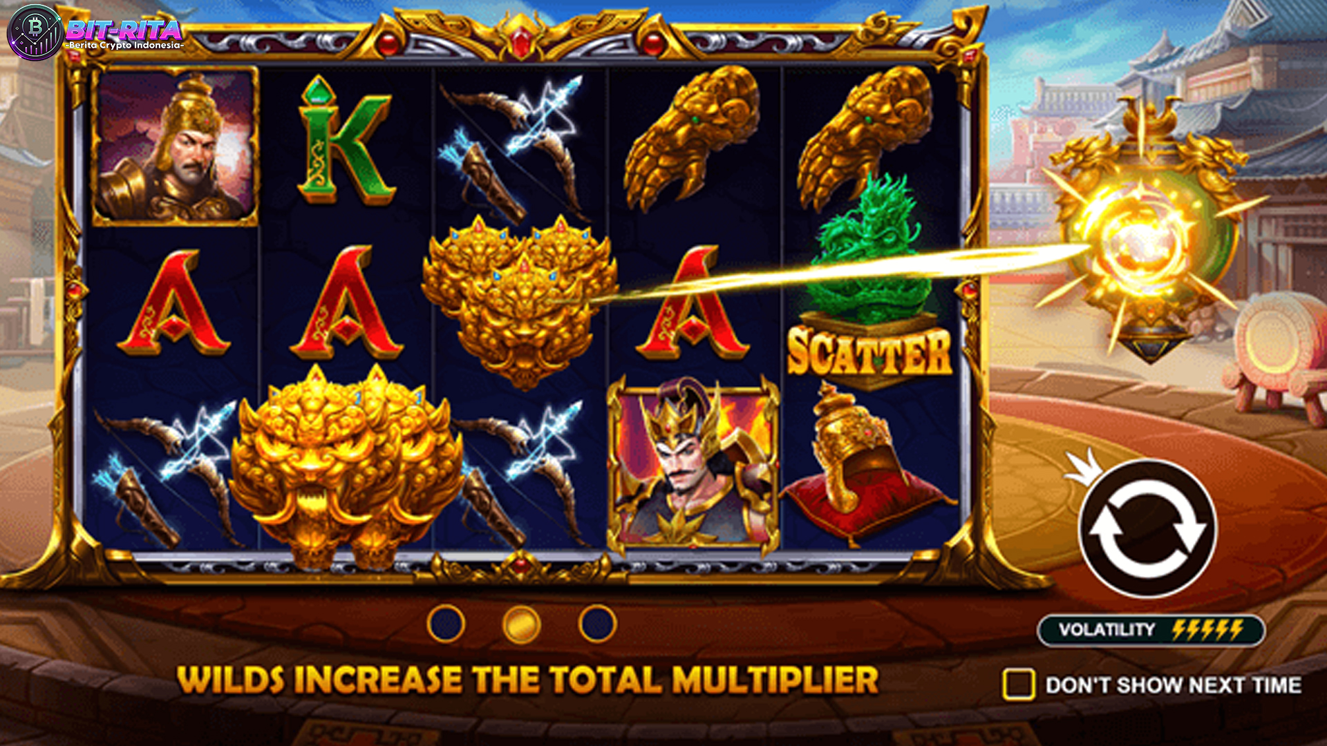 Rasakan Kekuatan Slot Gatot Kaca's Fury: Bonus Besar Menanti