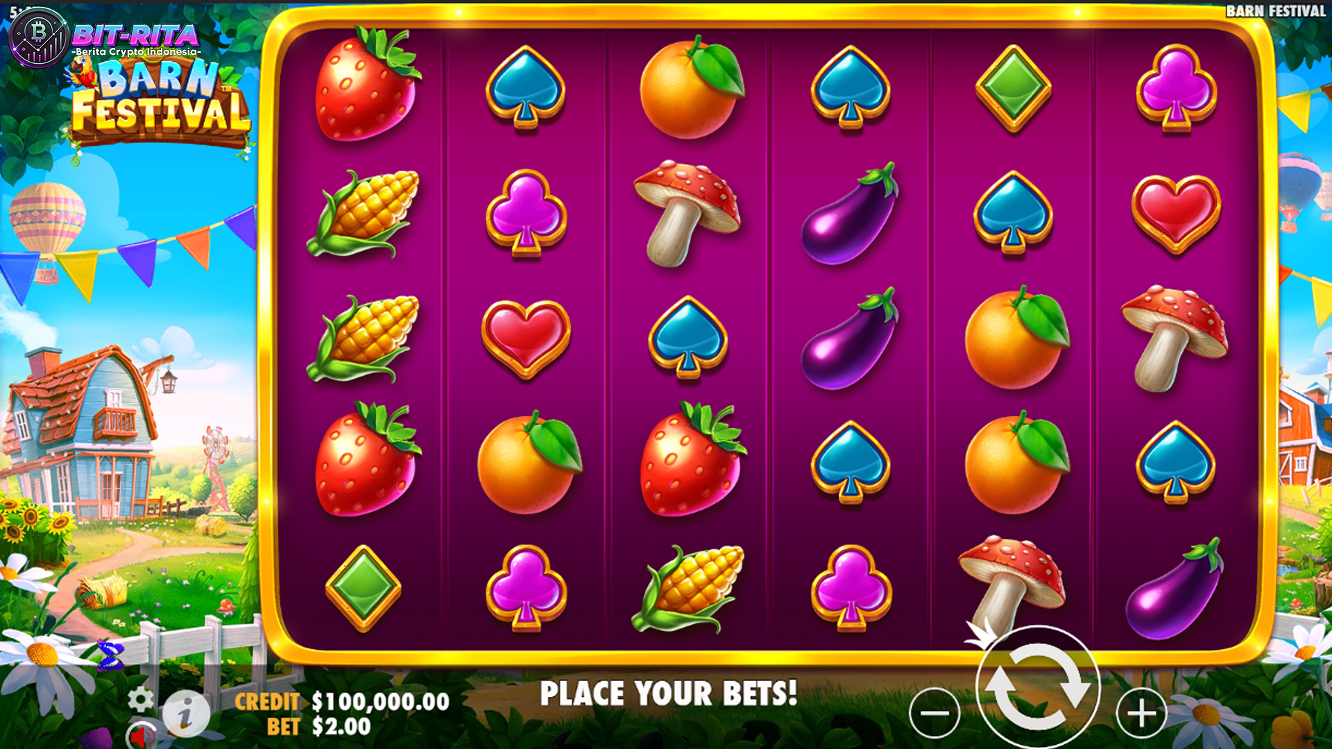 Barn Festival: Kombinasi Unik Slot dan Panen yang Bikin Nagih