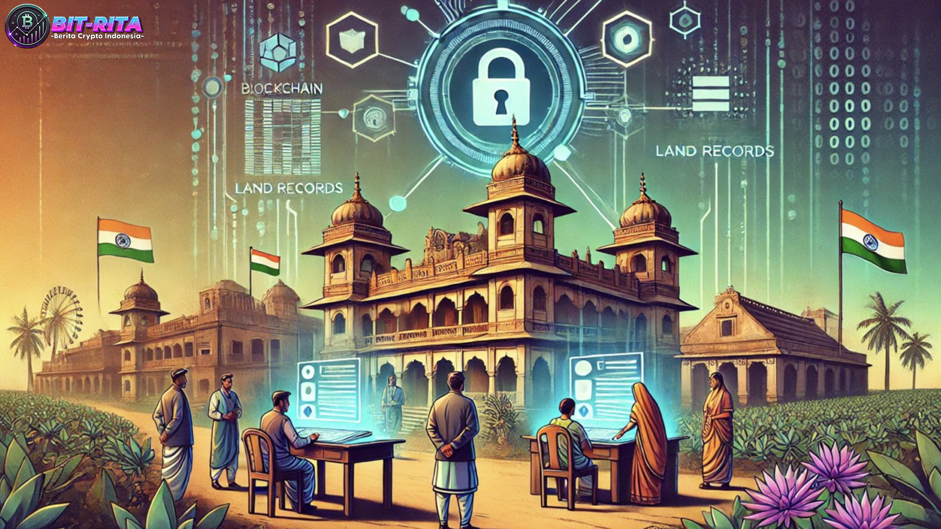 Blockchain Avalanche: Keamanan 700.000 Rekor Tanah di India