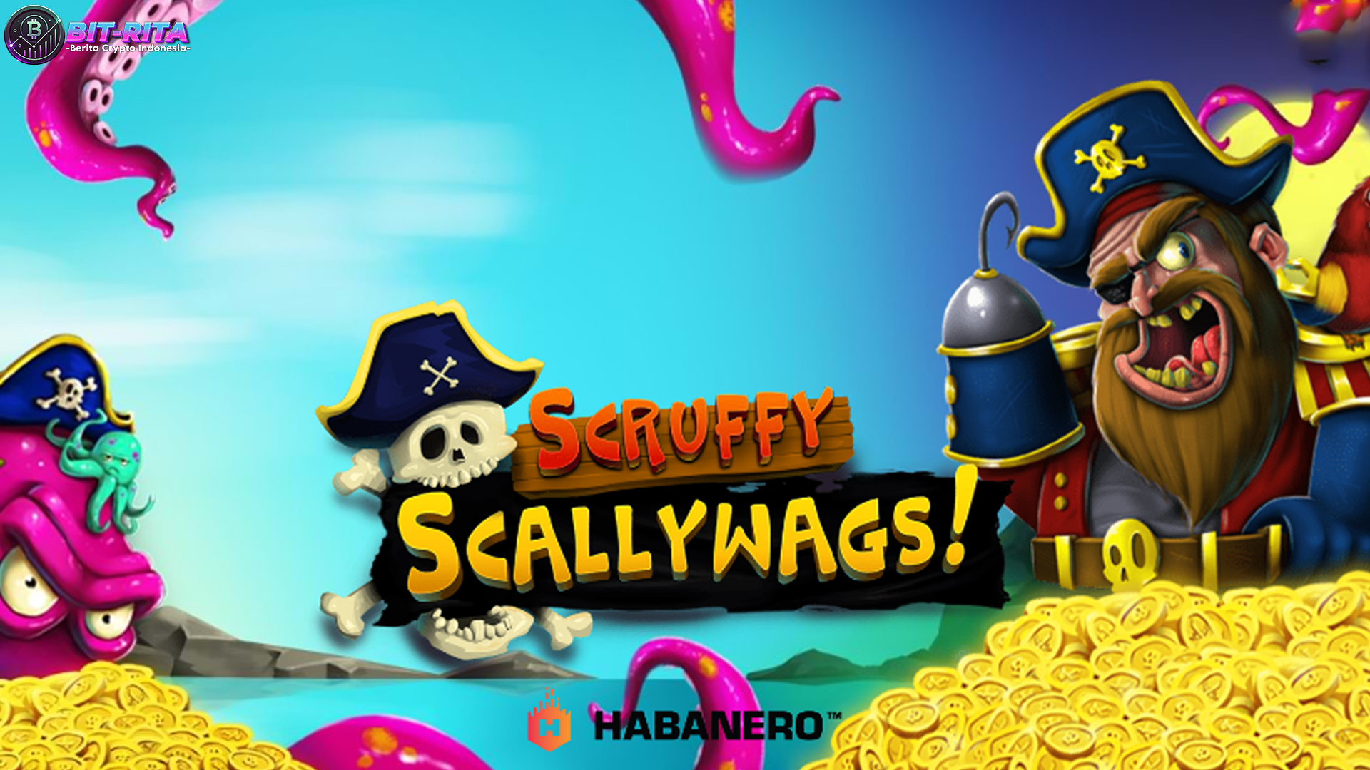 Scruffy Scallywags: Kekacauan Bajak Laut dan Hujan Jackpot